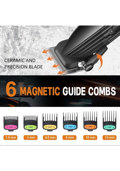 Vgr 889c Profesyonel Erkek Saç Kesme Makinesi, 9000 Rpm Akülü Berber Saç Kesme Makinesi, Seramik Ve Mım Bıçaklar, 6 Manyetik Kılavuz Tarak, Led Ekran, Usb Şarj Tabanı, Erkek Berber Bakım Seti 210 DK Vgr 889c Profesyonel Erkek Saç Kesme Makinesi, 9000 Rpm Akülü Berber Saç Kesme Makinesi, Seramik Ve Mım Bıçaklar, 6 Manyetik Kılavuz Tarak, Led Ekran, Usb Şarj Tabanı, Erkek Berber Bakım Seti 210 DK