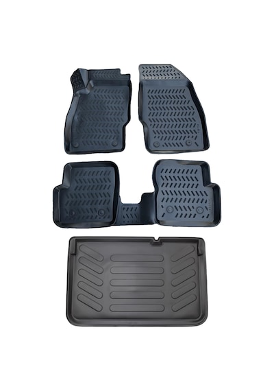 Opel Corsa D 2007-2014 Arası 3D Paspas Ve Bagaj Havuzu Seti