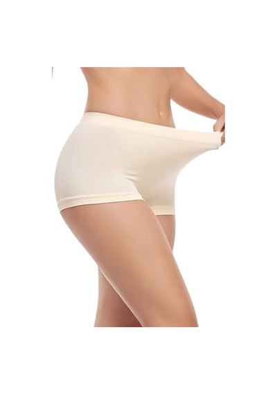 Uniquetrenders Kadın Dikişsiz Boxer 3'lü Set Ten Rengi