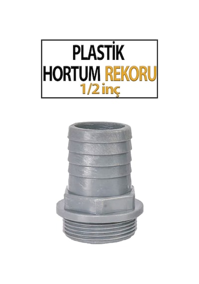 Plastik Hortum Rekoru 1/2 İnç