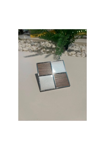 Dama Kare Metal Kulp 32mm Ceviz Krom Beyaz Dolap Kapak Tv Ünite Modern Çekmece Mobilya Komodin Konsol Gümüş