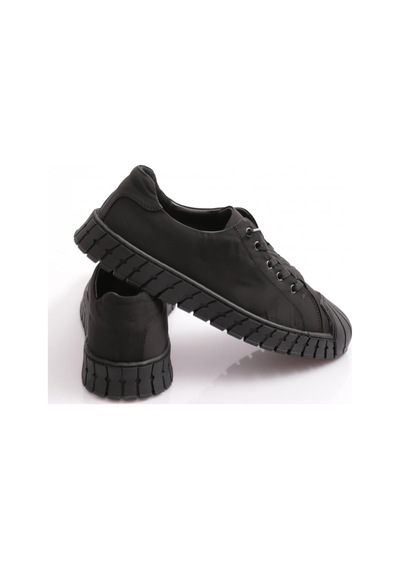 Dgn 9872 Erkek Sneakers Ayakkabi Siyah Tekstil