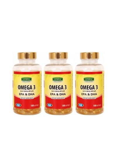 Vitapol Omega 3 Balık Yağı 3X100 Softgel