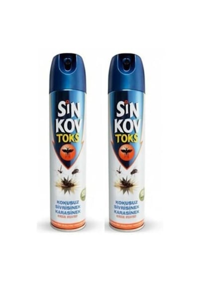 Sinkov Toks Kokusuz Sinek Öldürücü Aerosol 2 x 300 ML