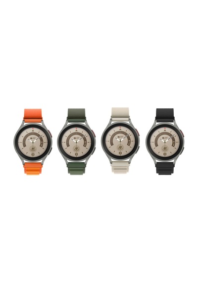 Galaxy Watch 42mm Uyumlu Krd-74 20mm Hasır Kordon Fpt Beyaz