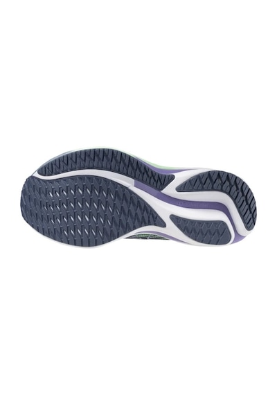 Mizuno Wave Rider 28 Kadın Koşu Ayakkabısı Siyah / Yeşil Çok Renkli