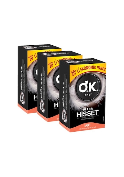 Okey Ultra Hisset Prezervatif 60'lı