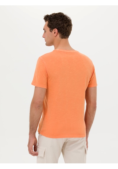 Turuncu Slim Fit T-shirt Oranj