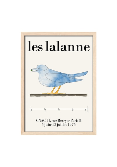 Les Lalanne Ahşap Çerçeveli Poster, Dekoratif Sanatsal Duvar Tablosu