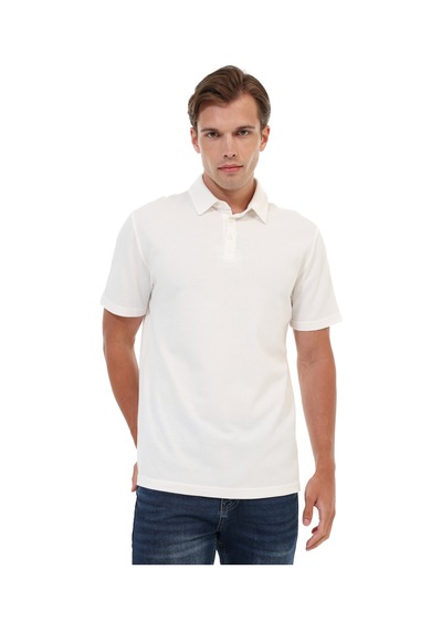 Kinetix Mb Legato 12bs501 Ekru Erkek Polo Yaka Kısa Kol T-shirt 000000000102121561 Bej
