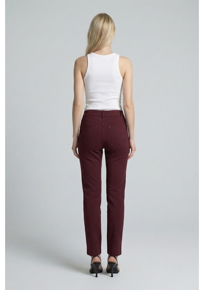 Seleste Kadın Pantolon 25y366 Bordo