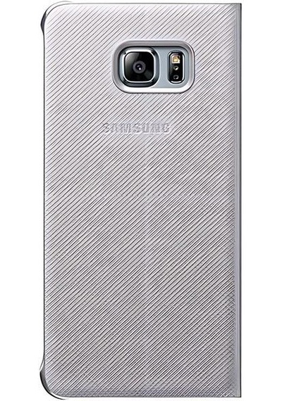 Galaxy S6 Edge Plus İle Uyumlu Kılıf S View Cover Ef-cg928psegtr Gümüş