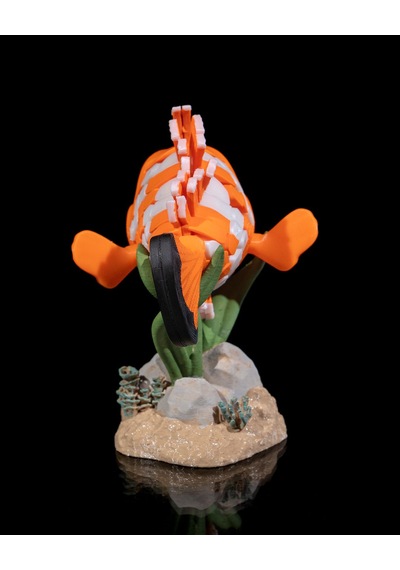 Hareketli Palyaço Balığı Ve Standı 10x7cm