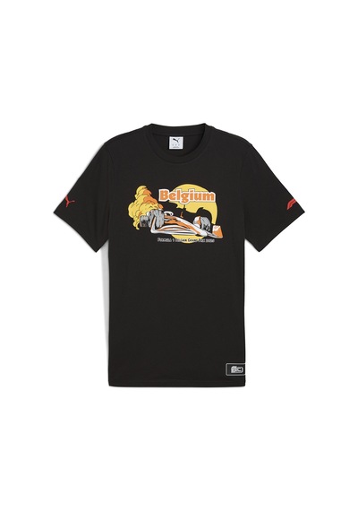 Puma F1 Belgium Erkek Siyah Günlük Stil T-shirt 63023001 1677494 SIYAH