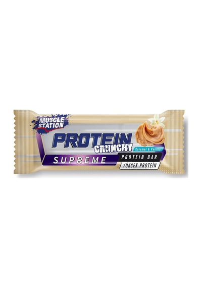 Station Supreme Crunch Protein Bar Karma Paket 12 X 40 Gr, Fındıklı, Ruby Cikolatalı Ve Karamelli