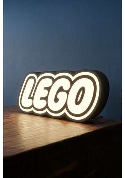 Lego Tasarımlı Dekoratif Aydınlatma Gece Lambası 25x12cm Çok Renkli