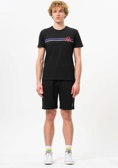 Benetton T-shırt-kırık Beyaz Kırık Beyaz