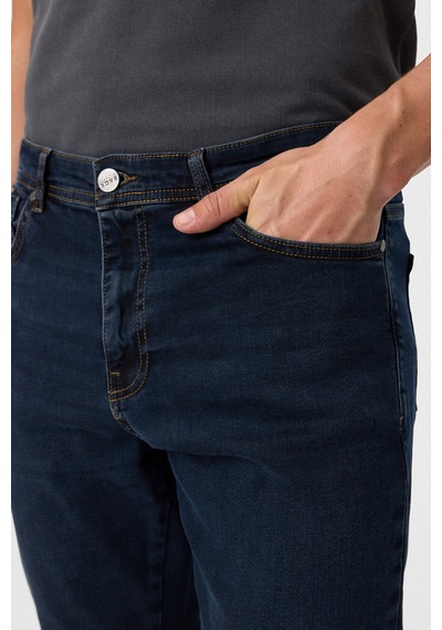 Backandbond Regular Fit Koyu Lacivert Denim Çok Renkli