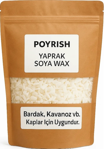Soya Wax A Kalite 1 Kg. Yaprak Formda Renksiz