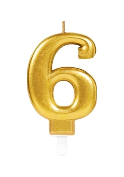 6 Rakam Mum Gold Renk Evimdeyokyok Altın