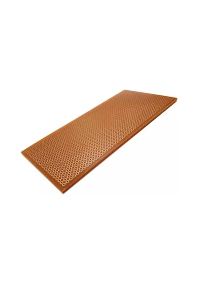 13x25 Delikli Bakır Plaket 130x250mm
