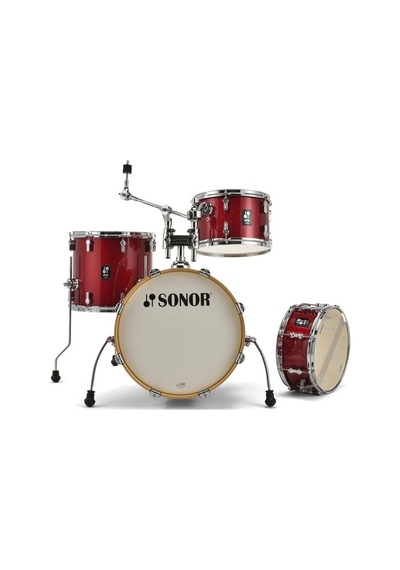 Sonor Aqx Jazz 4-parça Akustik Davul Seti Red Moon Sparkle