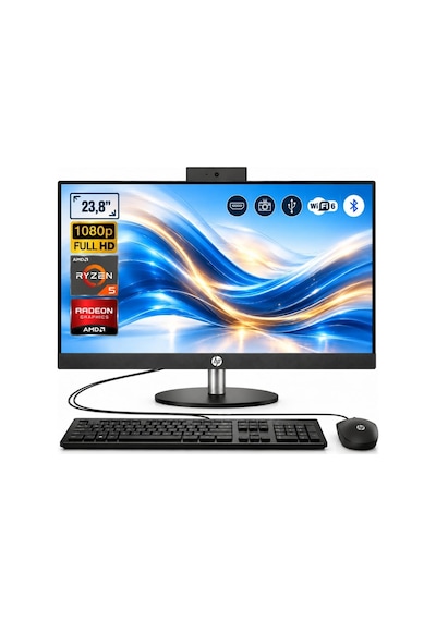 Hp Proone 245 G10 Ryzen 5 7520u 16gb 512gb Ssd 23.8" Fhd Ips W11 Pro All İn One Pc D4vb9et Atl1 01