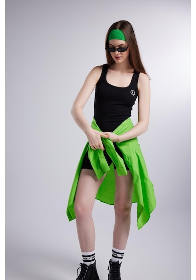Holly Lolly Cepli Oversize Kesim Lovesize Gömlek Yeşil