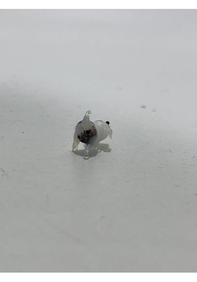 El Yapımı Mini Murano Cam Köpek Biblo A157-01
