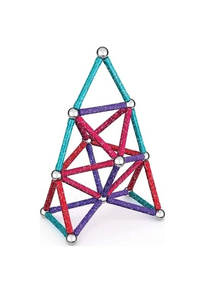 Sunman Geomag Glitter Manyetik Çubuklar 60 Parça