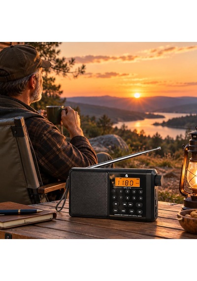 Ktf-1715 Dijital Ekranlı Saatli Manuel Kanal Arama & Kayıt Özellikli Fm Radyo Bluetooth Hoparlör