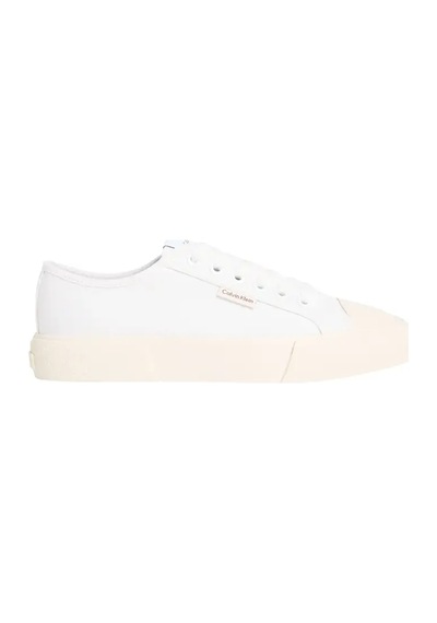 Calvin Klein Vulc Lace Up Canvas, Ybr Beyaz Kadın Spor Ayakkabı