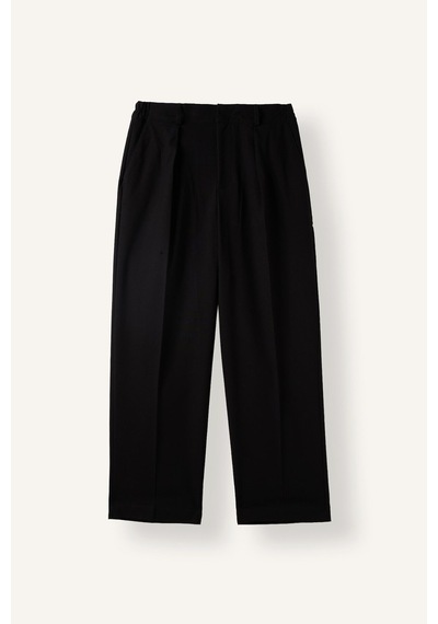Defacto Pileli Wide Leg Uzun Boy Pantolon H5017ax26aubk27 Siyah-bk27