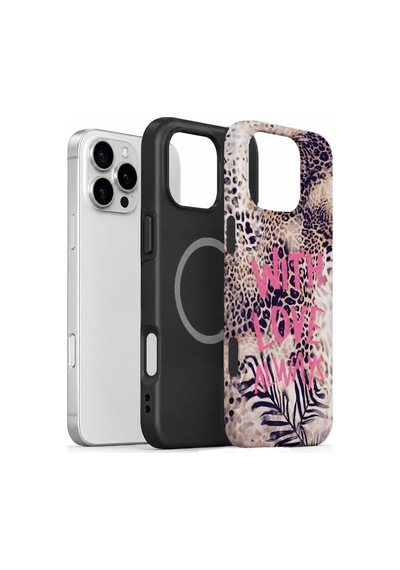 Velvoria Valestra Wild Love Apple Apple iPhone Uyumlu 16 Pro Max Magsafe Koruma Kılıfı Valestra Magline - Wild Love