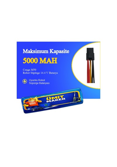 Conga M50 Robot Süpürge 5000 Mah Batarya