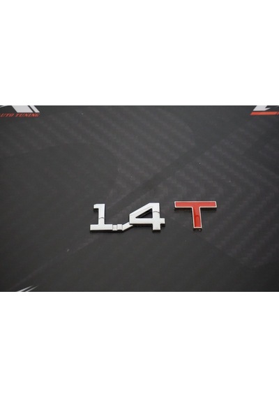 Audi 1.4 T Bagaj Krom Metal 3M 3D Yazı Logo