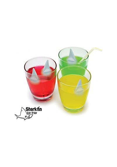 Shark Fin Köpekbalığı Buz Kalıbı Buzdolabı Parti Kadeh Buzluk Çok Renkli