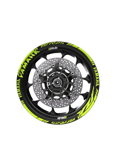 Yamaha Yzf R25 Jant Şeridi Florasan Sarı