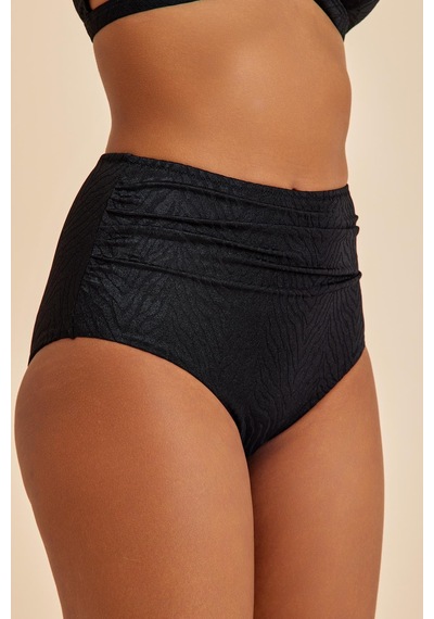 Amarelle Bali Siyah Balenli Dolgulu Straplez Push-up Bikini Takım Siyah