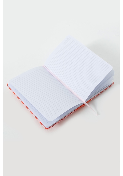 Defteri Kirazlı Turuncu Defter Magnetli Kapak Not Defteri & Ajanda A5 - 96 Sayfa - Çizgili