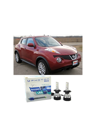 Nissan Juke Led Xenon Uzun + Kısa Far Ampulü H4 Access Yeni Seri Beyaz 2010-2014