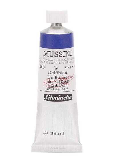 Mussini 35Ml Yağlı Boya Seri:3 No:493 Delft Blue