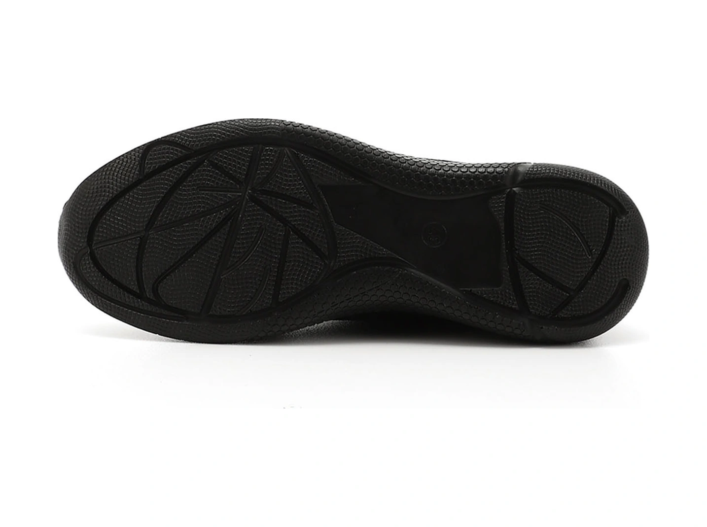 Gönderi(R) Gönderi R Kadın Siyah Bağcıklı Dolgu Taban Hakiki Deri Sneaker Ddza80742320 Siyah