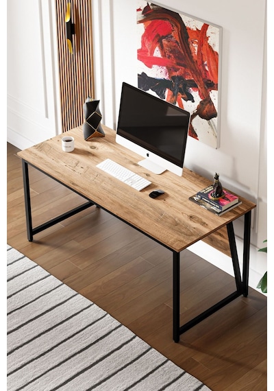Ms2 Çalışma Masası,ofis Masası - 70x160 Cm - Çam Ms2 - 160 - Çam