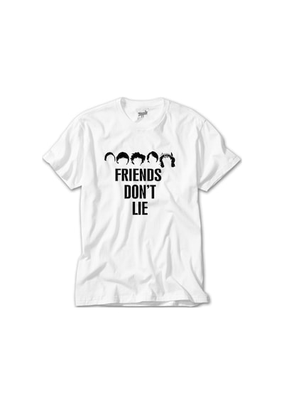 Stranger Things Friend Dont Lie Beyaz Tişört Beyaz