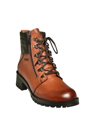 Fox Shoes V555085503 Taba Hakiki Deri Comfort Ortopedik Taban Kadın Bot Taba-hakiki Deri