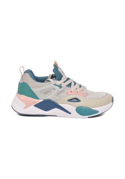 United Colors Of Benetton Gri Bağcıklı Memory Foam Unisex Spor Ayakkabı Bnı-11109 G