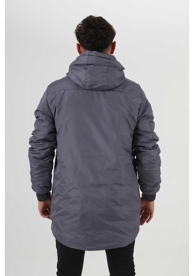 Diadora Forza Anorak Uzun Mont Antrasit Gri