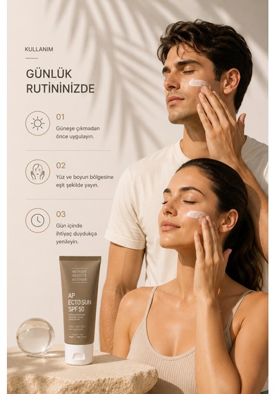 Methode Brigitte Kettner Ap Ecto Sun Spf50 50 Ml Yüksek Korumalı Yüz Güneş Kremi