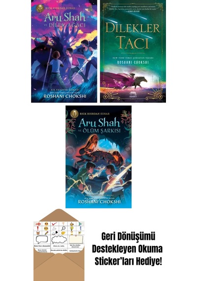 Aru Shah Ve Dilek Ağacı + Dilekler Tacı + Aru Shah Ve Ölüm Şarkısı